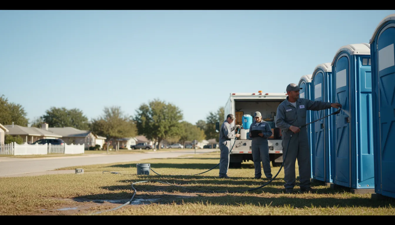 Long-Term Portable Toilet Rental in Peachtree City, GA near me